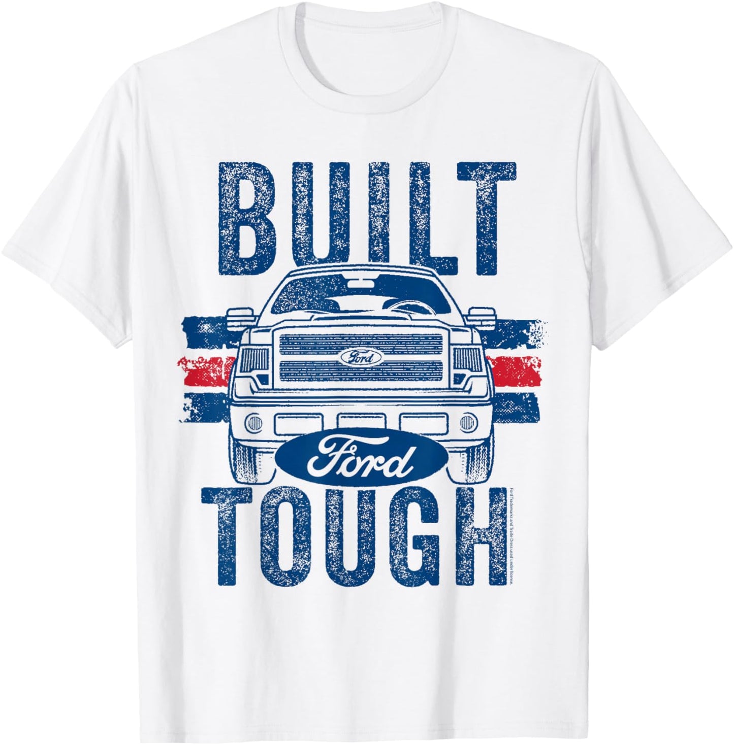 Ford - F-150 Truck Built Tough With Logo T-Shirt - T-Shirt | White