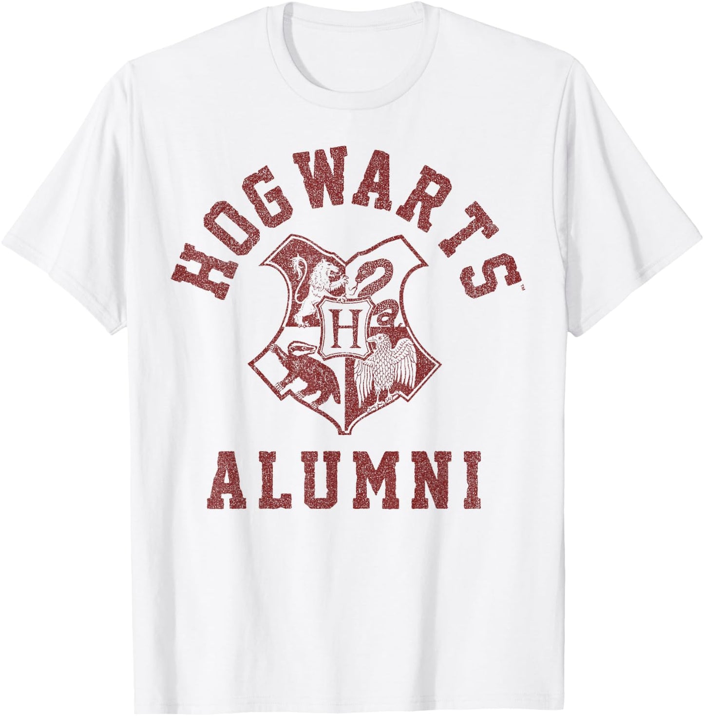 Harry Potter Hogwarts Alumni Crest Small T-Shirt - T-Shirt | White