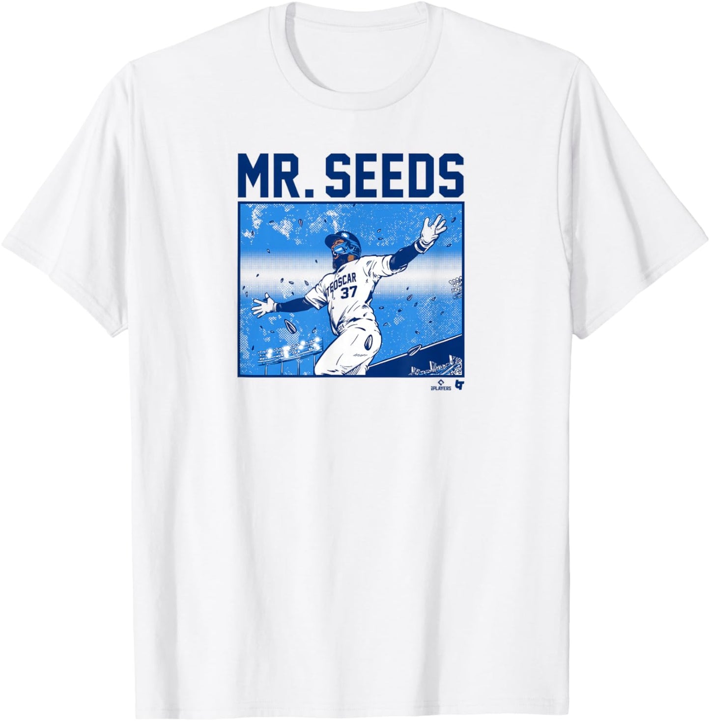 Teoscar Hernandez - Mr. Seeds - Los Angeles Baseball T-Shirt - T-Shirt | White