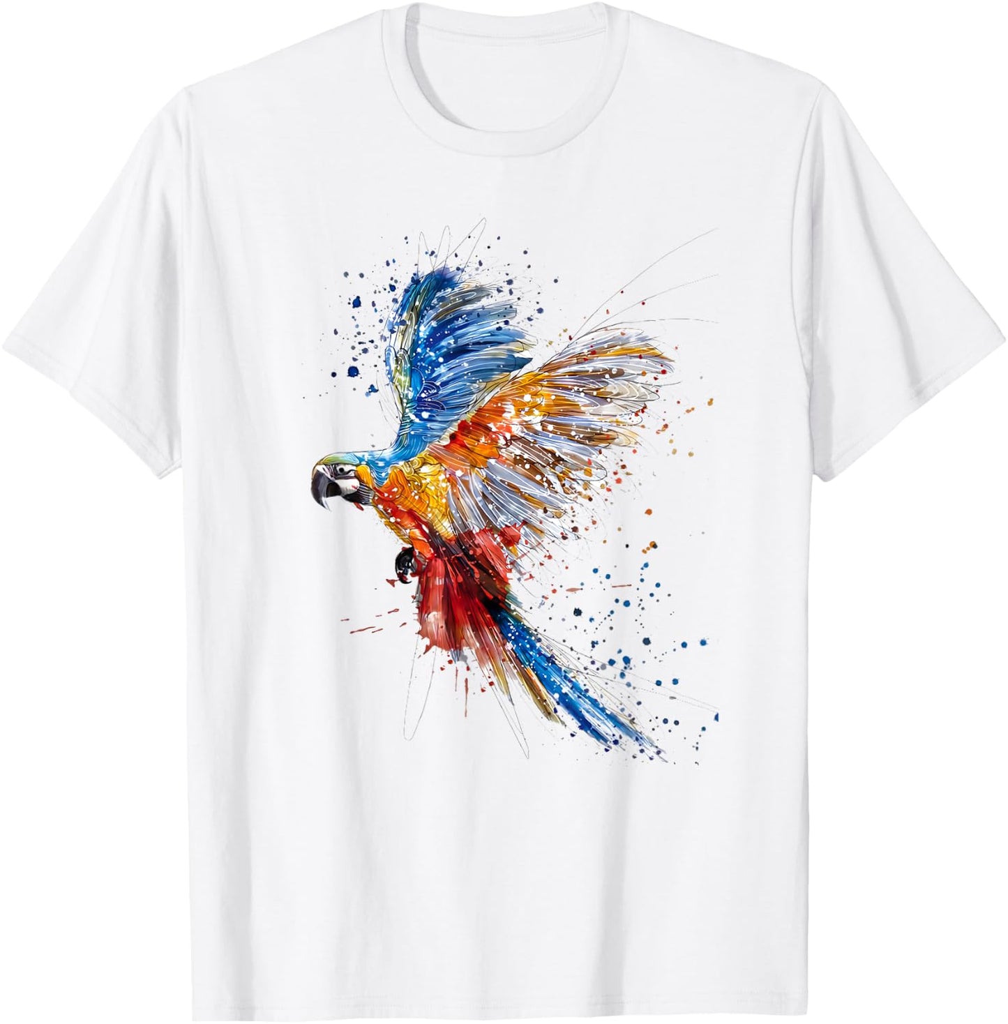 Love parrot Women Shirt parrot Lovers for kids and girls T-Shirt - T-Shirt | White