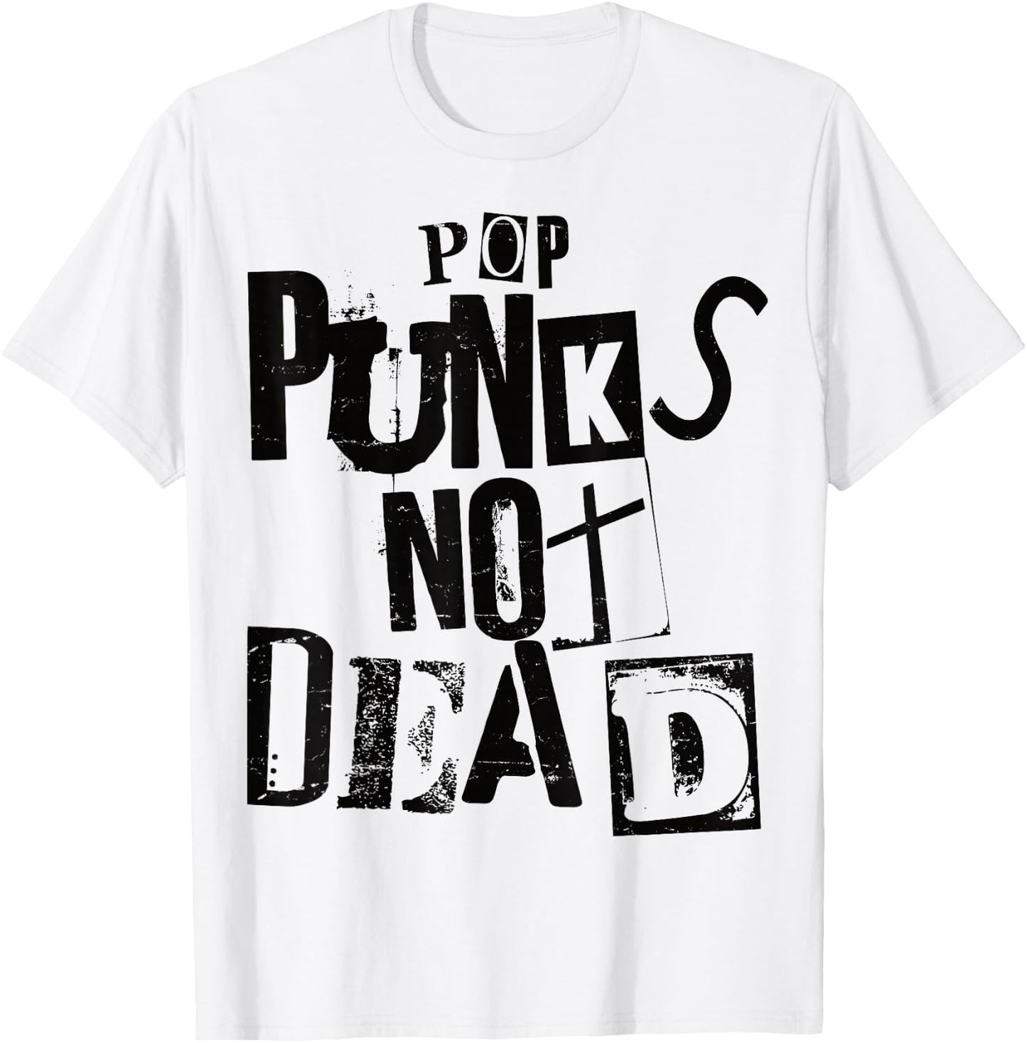 Pop Punks Not Dead - Vintage Grunge - Pop Punk Is Not Dead T-Shirt - T-Shirt | White