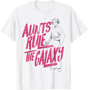 Star Wars Aunts Rule The Galaxy T-Shirt - T-Shirt | White