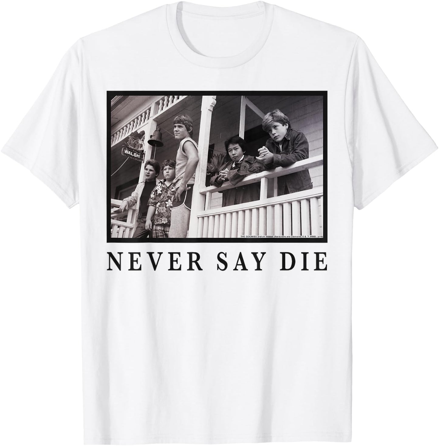 The Goonies Never Say Die T-Shirt - T-Shirt | White