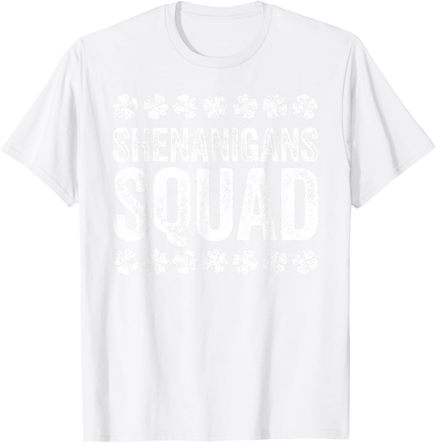 Shenanigans Squad Shirt Irish Men Women Kids St Patricks Day T-Shirt - T-Shirt | White