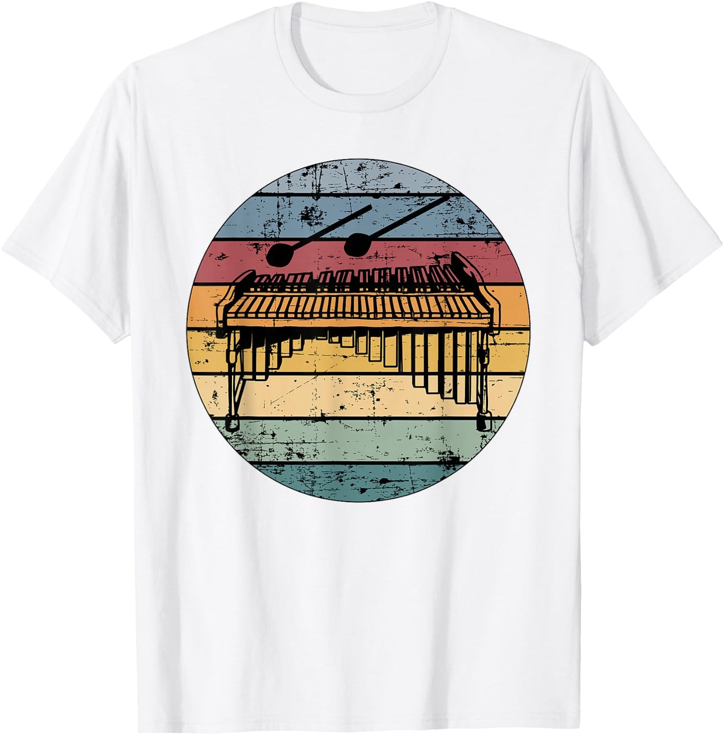 Marimba Retro Marimba Player Marimba Lover T-Shirt - T-Shirt | White