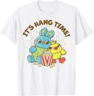 Toy Story 4 - Ducky And Bunny It's Hang Time T-Shirt - T-Shirt | White