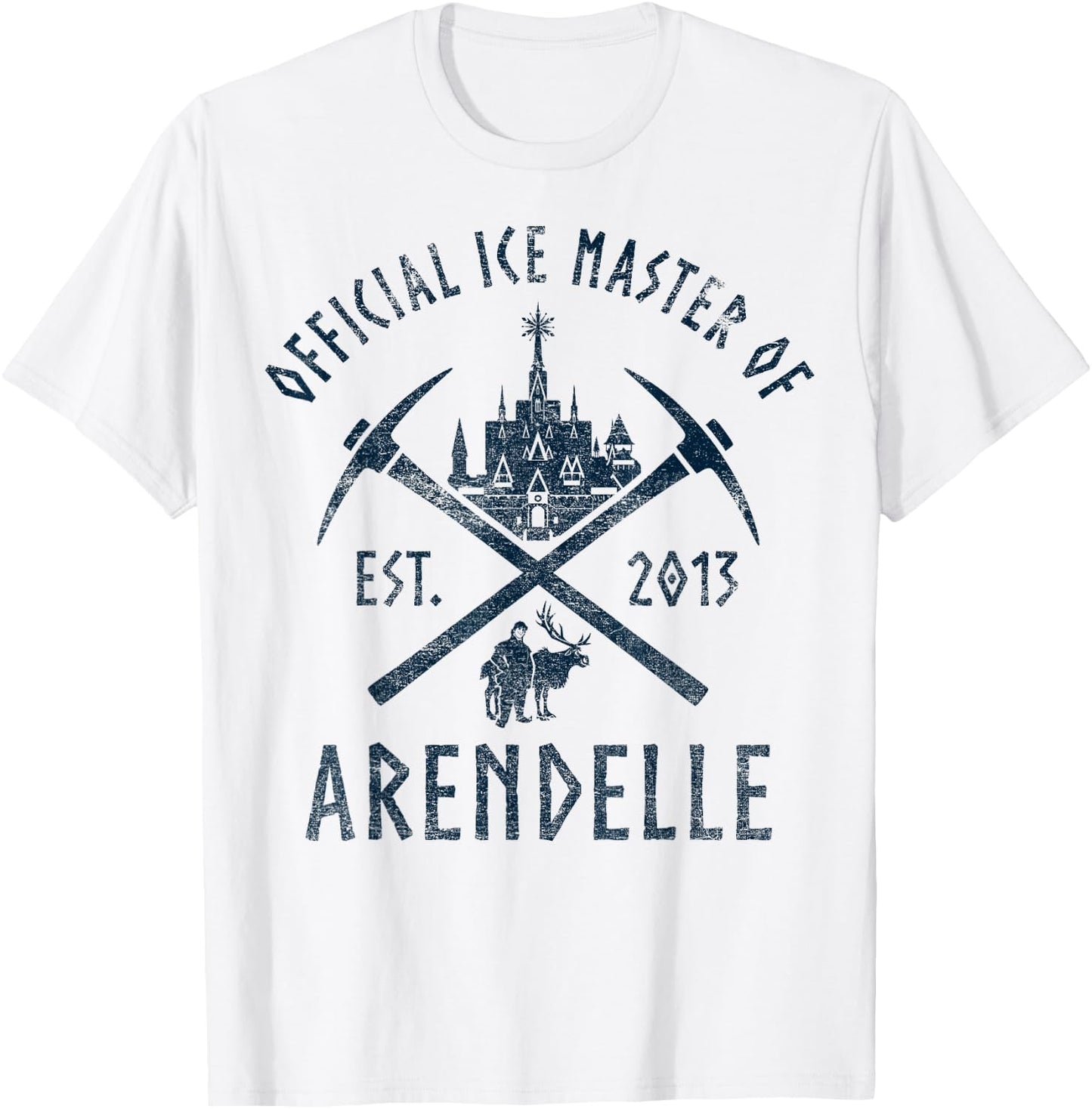 Disney Frozen Official Ice Master Of Arendelle Est. 2013 T-Shirt - T-Shirt | White