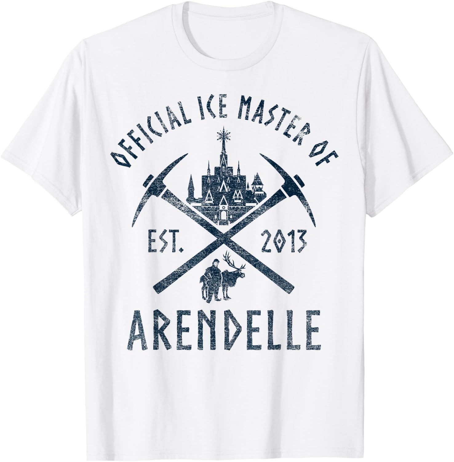 Disney Frozen Official Ice Master Of Arendelle Est. 2013 T-Shirt - T-Shirt | White