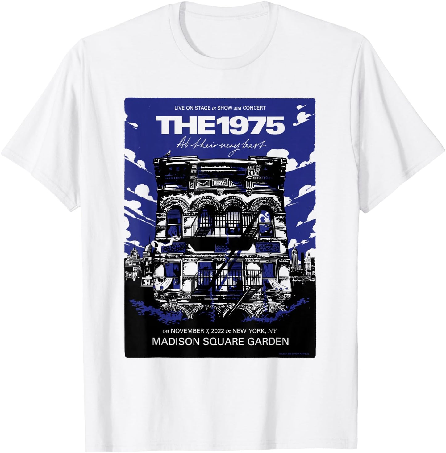 The 1975 Official Poster T-Shirt - T-Shirt | White