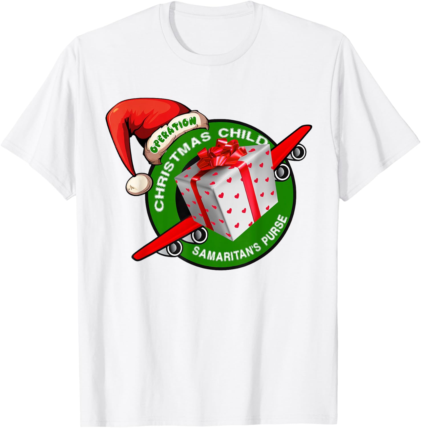 Samaritan's Purse Operation Christmas Child Funny Xmas T-Shirt - T-Shirt | White
