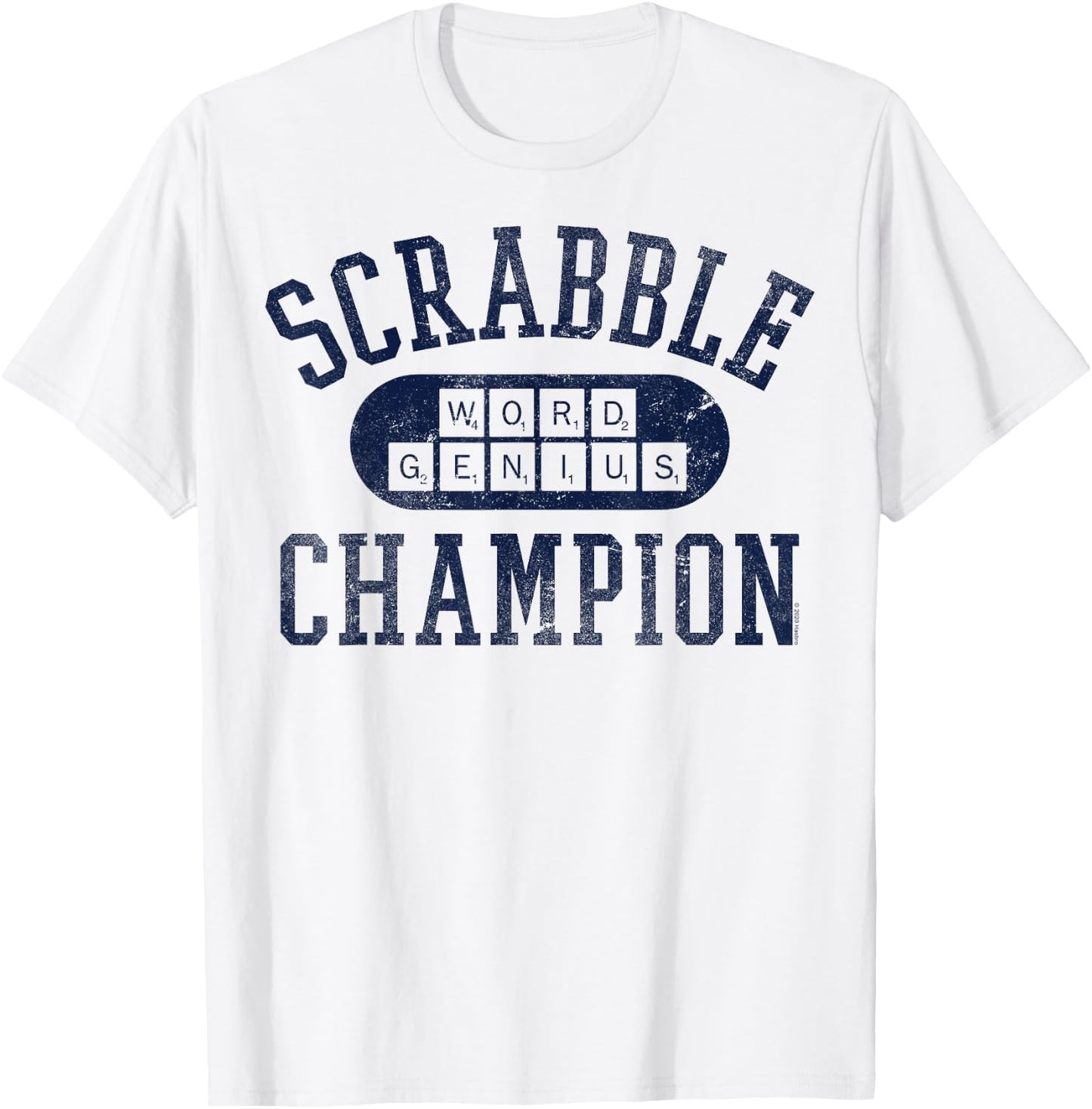 Scrabble Word Genius Scrabble Champion T-Shirt - T-Shirt | White