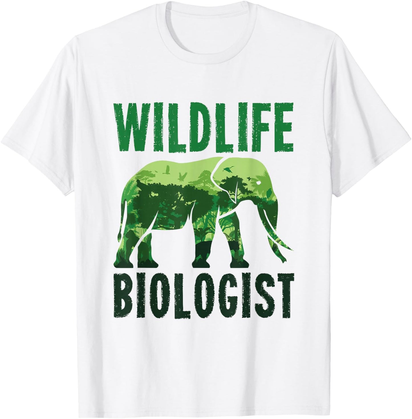 Wildlife Biologist Wild Animal Biology Zoologist Zoology T-Shirt - T-Shirt | White