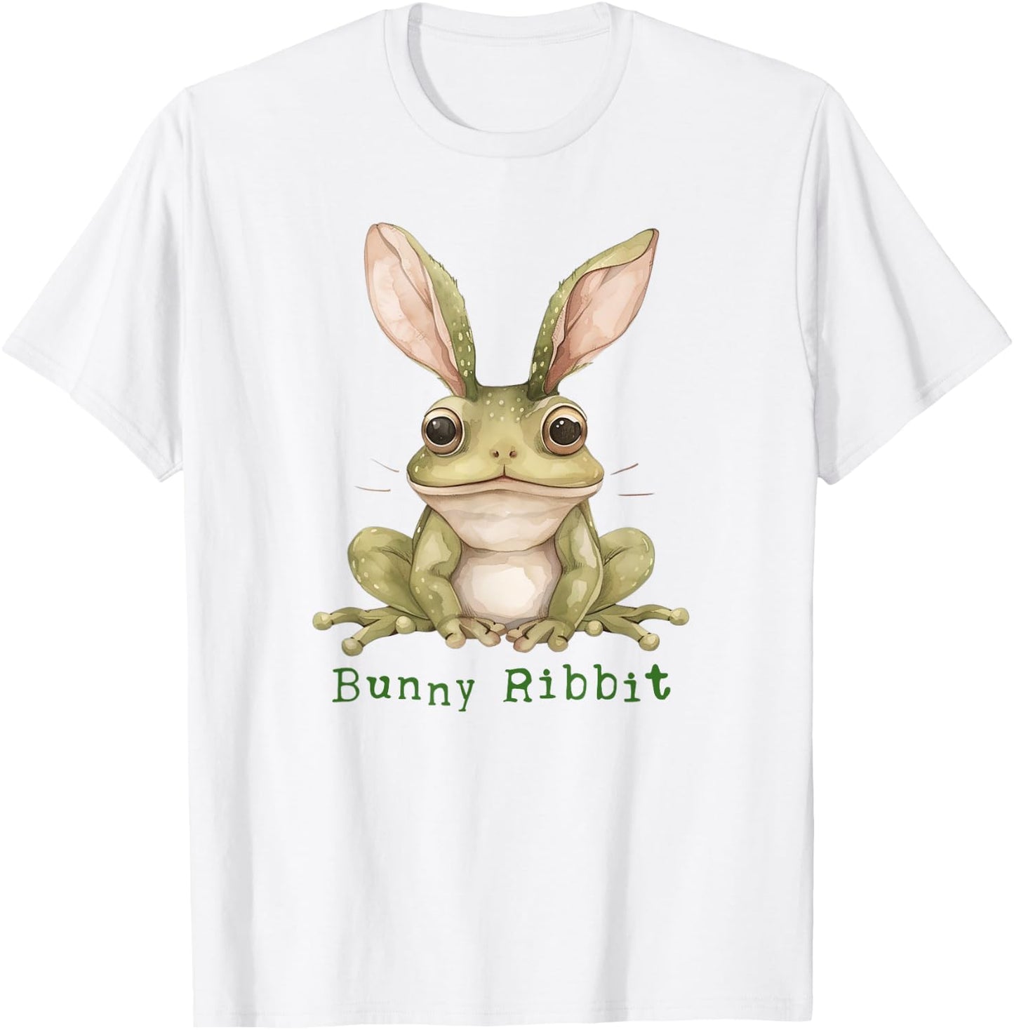 Frog Bunny Rabbit Floppy Ears Toad Funny Easter Animal T-Shirt - T-Shirt | White