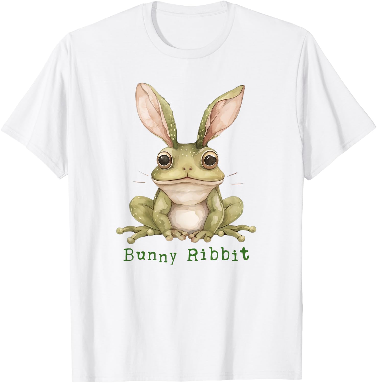 Frog Bunny Rabbit Floppy Ears Toad Funny Easter Animal T-Shirt - T-Shirt | White