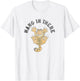 Garfield Hang in There Claw Marks Cartoon Cat T-Shirt - T-Shirt | White