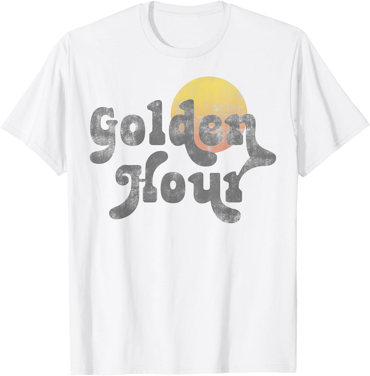 Trendy Golden Hour Vintage T-Shirt - T-Shirt | White