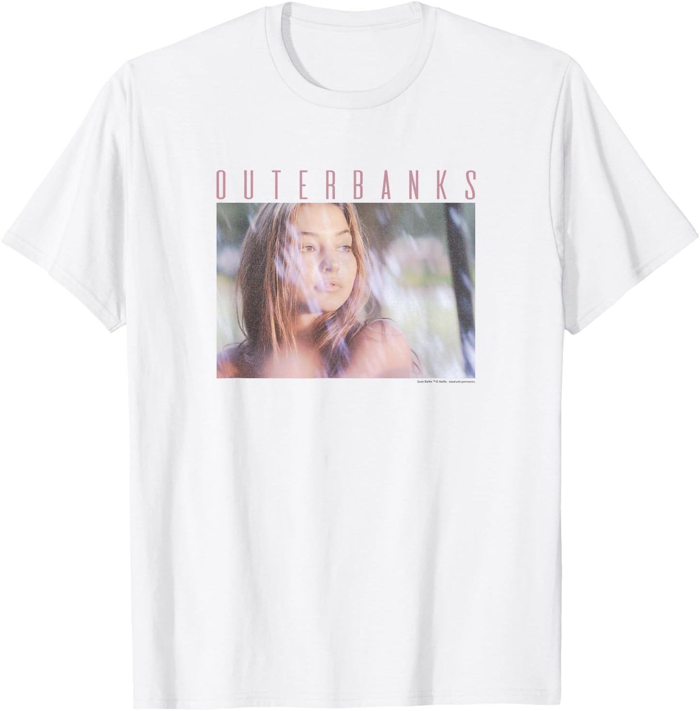 Outer Banks Sarah Portrait T-Shirt - T-Shirt | White