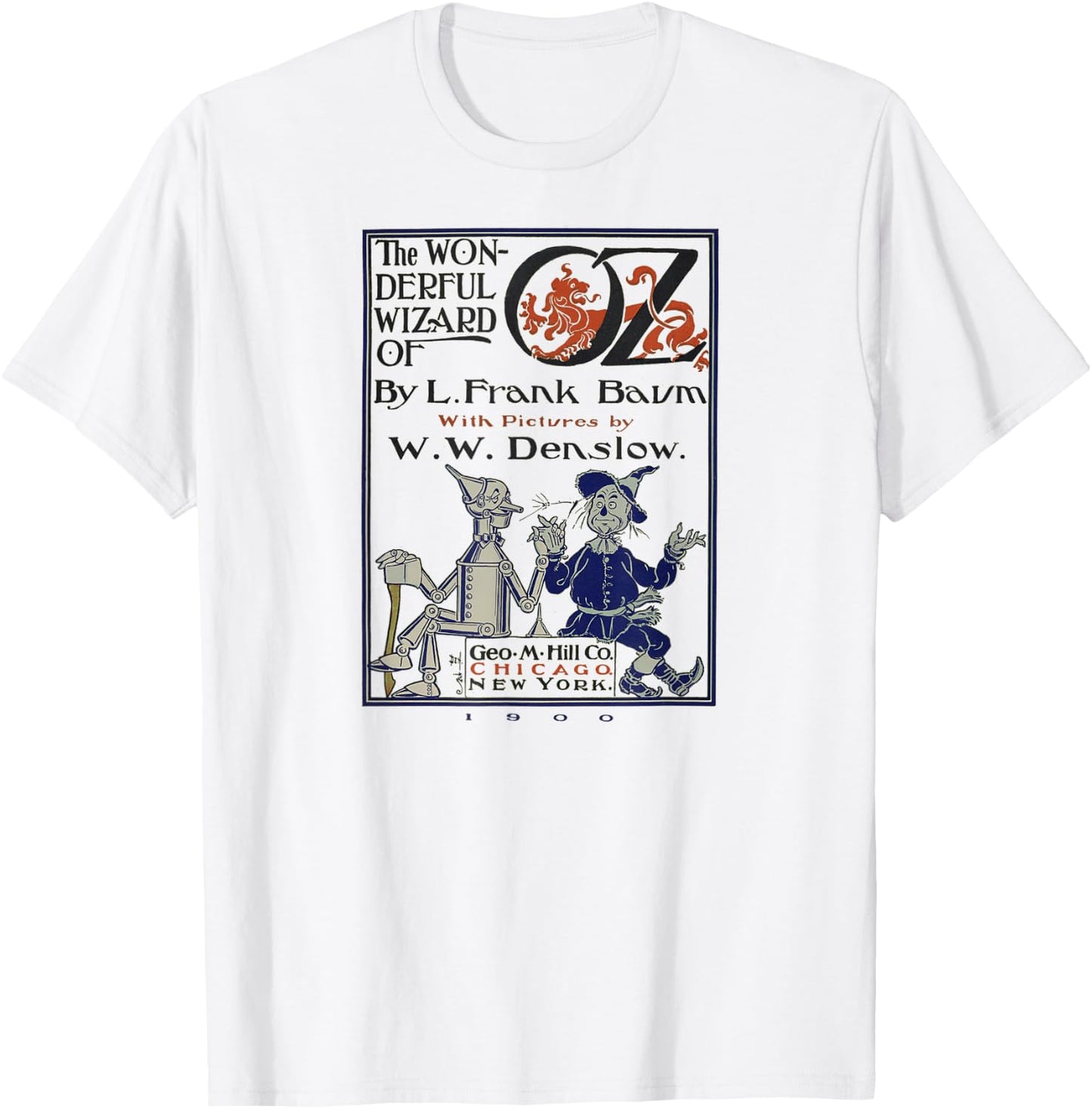 Wizard of OZ Gifts-Tin Man Scarecrow Land of OZ Movie T-Shirt - T-Shirt | White
