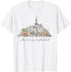 France Normandy Mont Saint Michel Europe French Vacation T-Shirt - T-Shirt | White