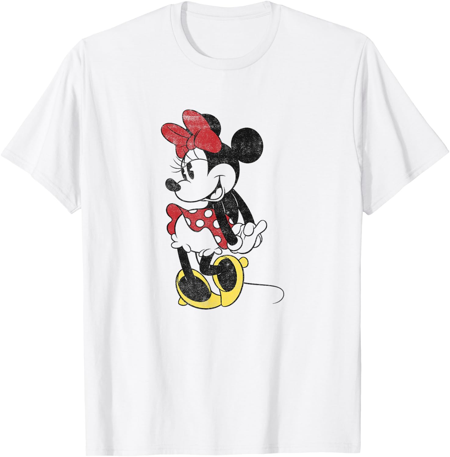 Disney Minnie Mouse Cute Pose Portrait T-Shirt - T-Shirt | White