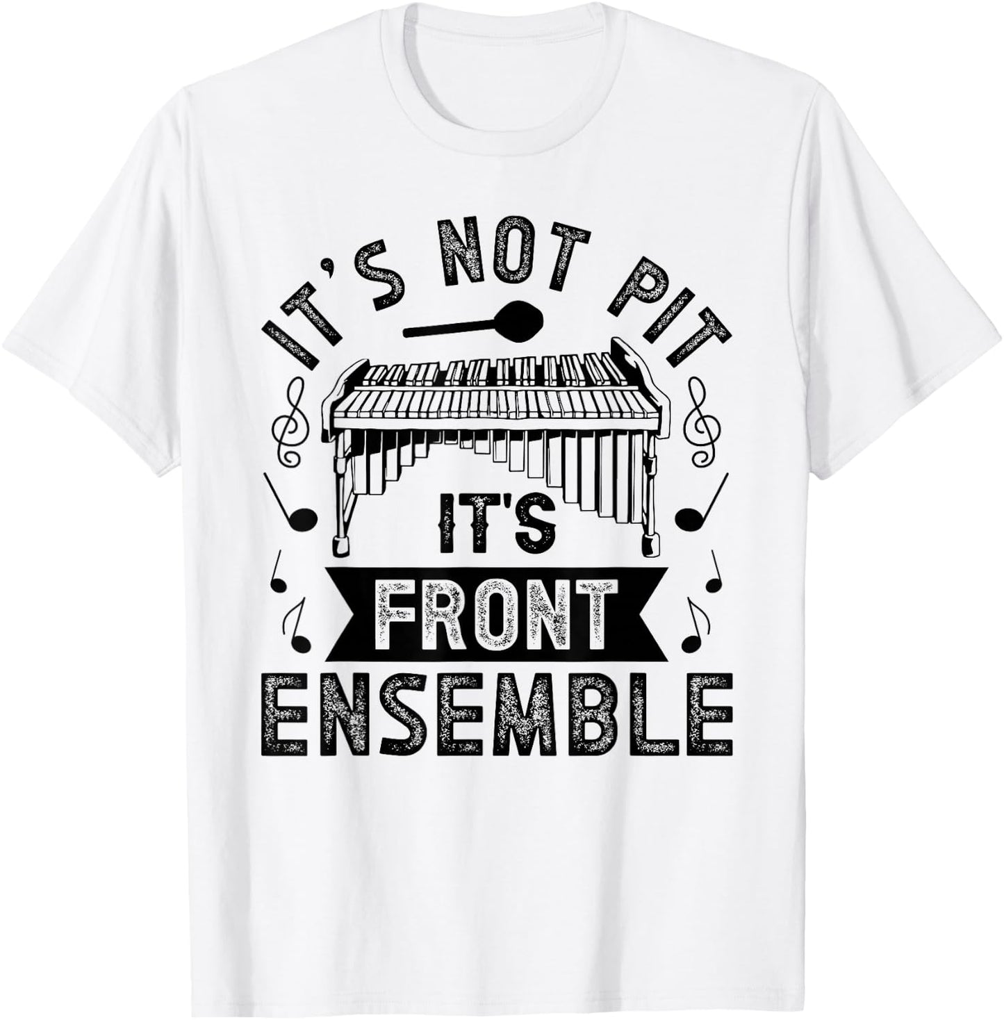 Front Ensemble Marimba Player Marimba Lover Marimba T-Shirt - T-Shirt | White