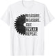 Funny Woodworking Dad Measure Cut Swear Handyman Fathers Day T-Shirt - T-Shirt | White