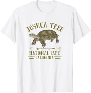 JOSHUA TREE NATIONAL PARK California Desert Turtle Tortoise T-Shirt - T-Shirt | White