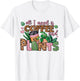 All I Need Is Coffee And Plants leopard skin coffee lover T-Shirt - T-Shirt | White