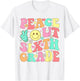 Peace Out Sixth Grade Groovy 6th Grade Last day of school T-Shirt - T-Shirt | White