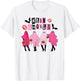 Cute Ghost Mean Ghouls Funny Halloween Spooky Season T-Shirt - T-Shirt | White