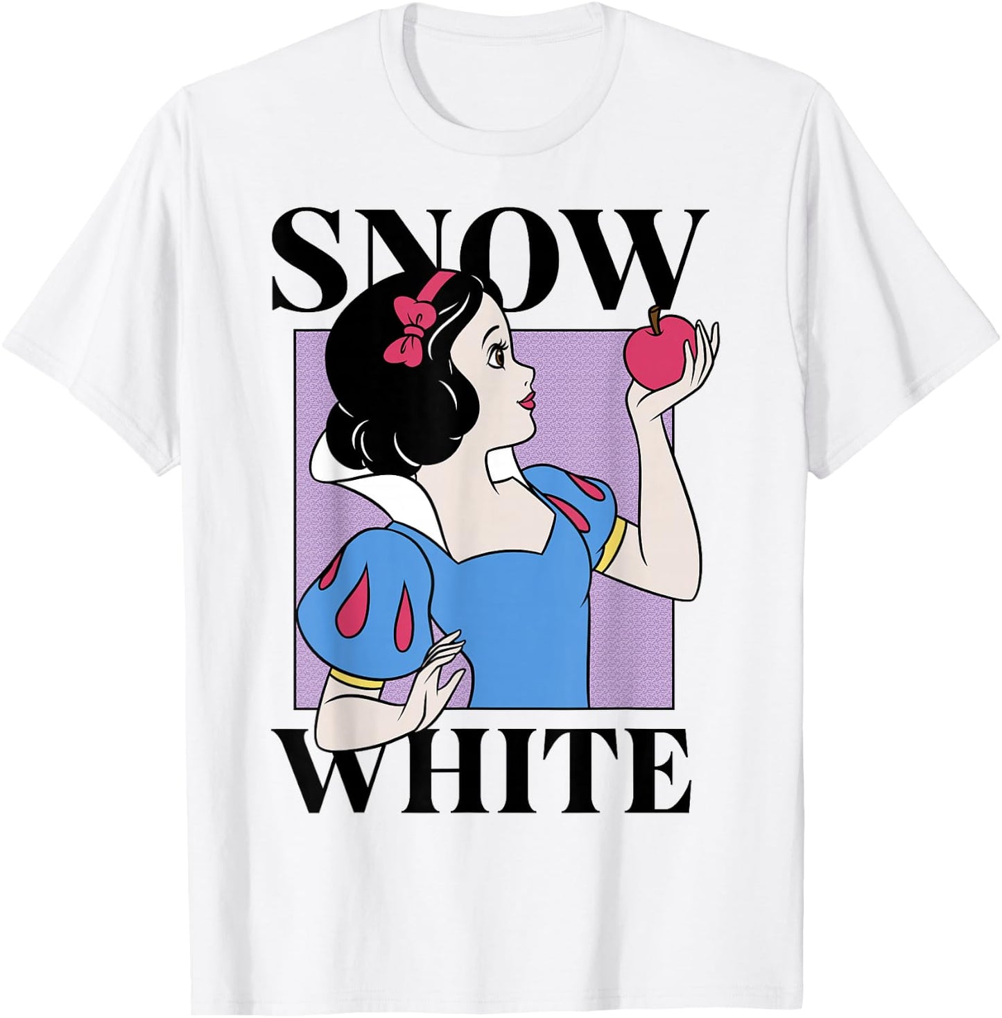 Disney Snow White and The Seven Dwarfs Front & Back Box Up T-Shirt - T-Shirt | White