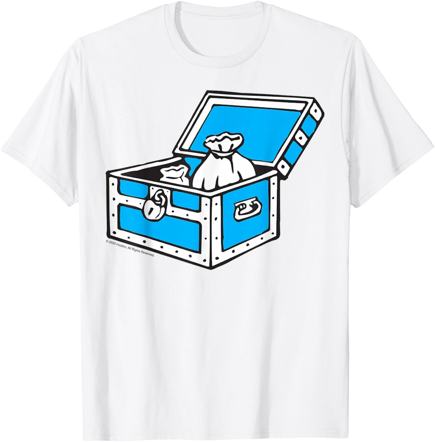 Monopoly Community Chest Logo T-Shirt - T-Shirt | White