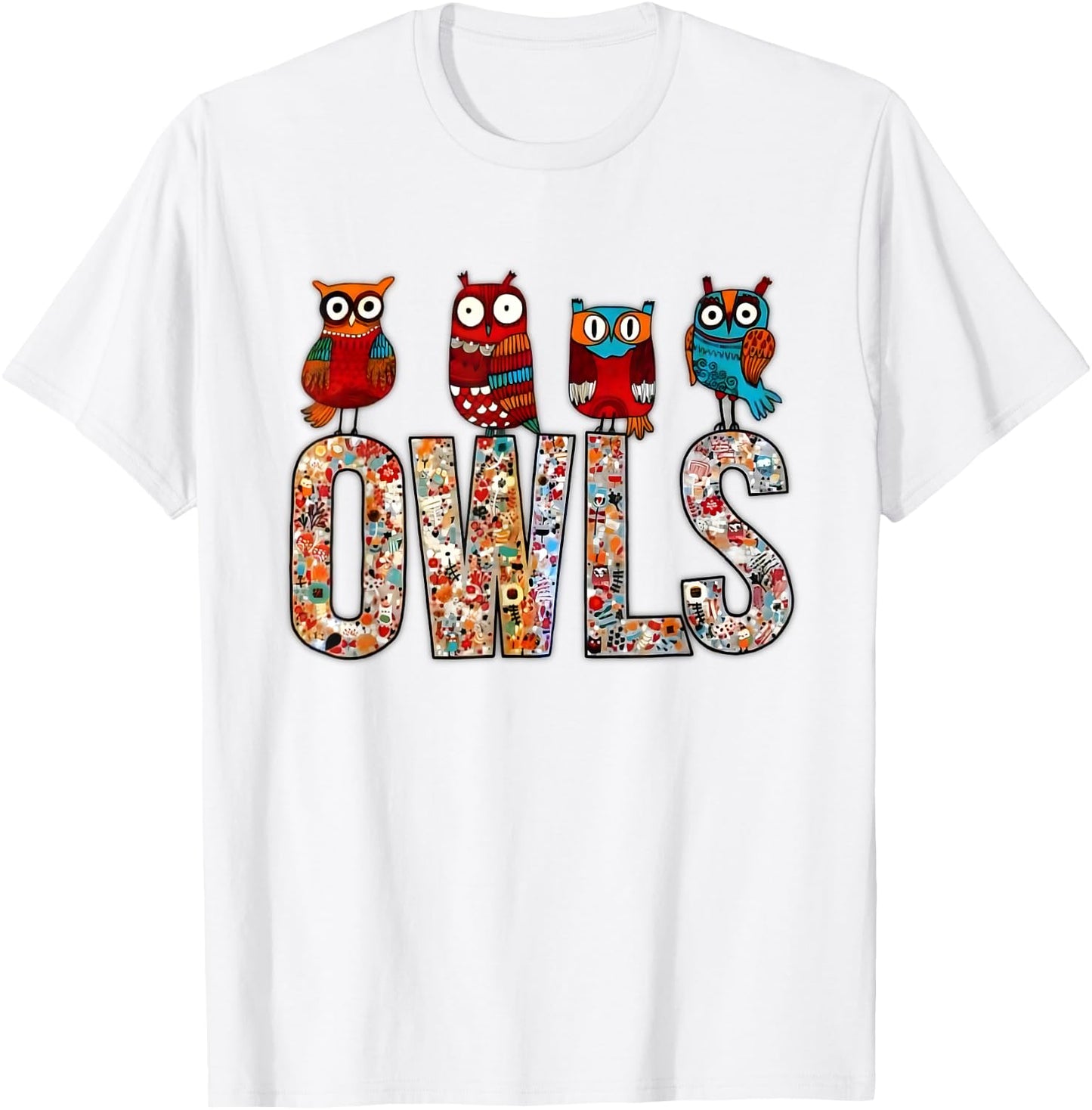 Love owls Women Shirt owl Lovers for kids and girls T-Shirt - T-Shirt | White