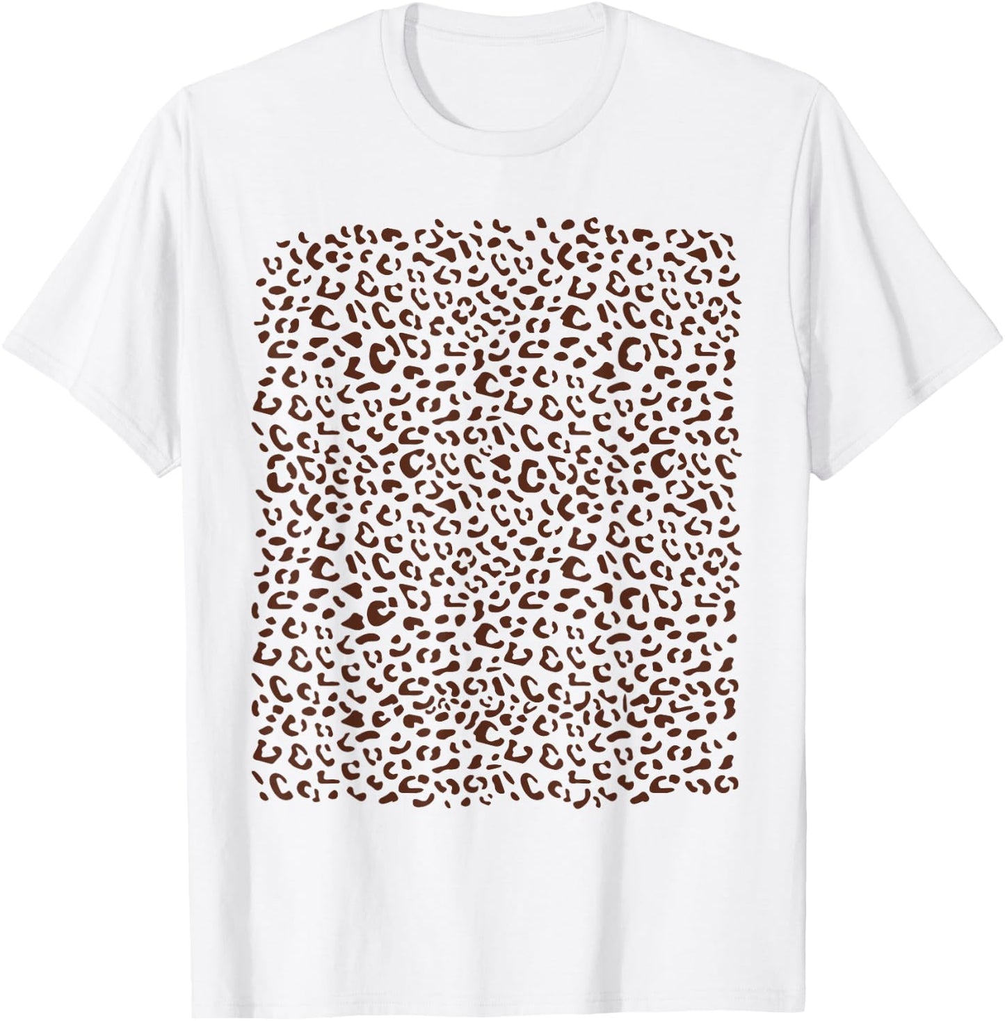 Cheetah Print Costume Halloween Cheetah Costumes T-Shirt - T-Shirt | White
