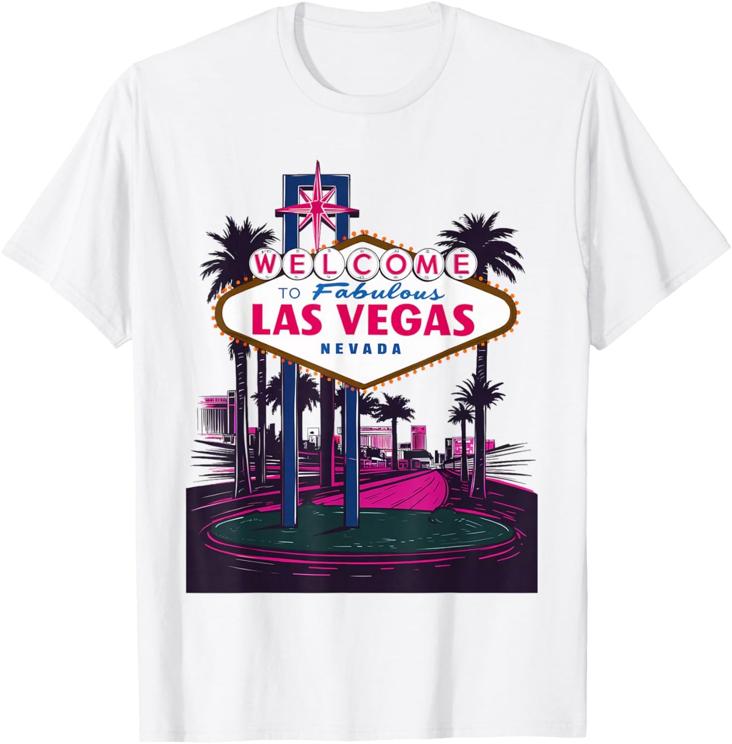 I Love Las Vegas Nevada City Vegas Souvenir Gifts Las T-Shirt - T-Shirt | White