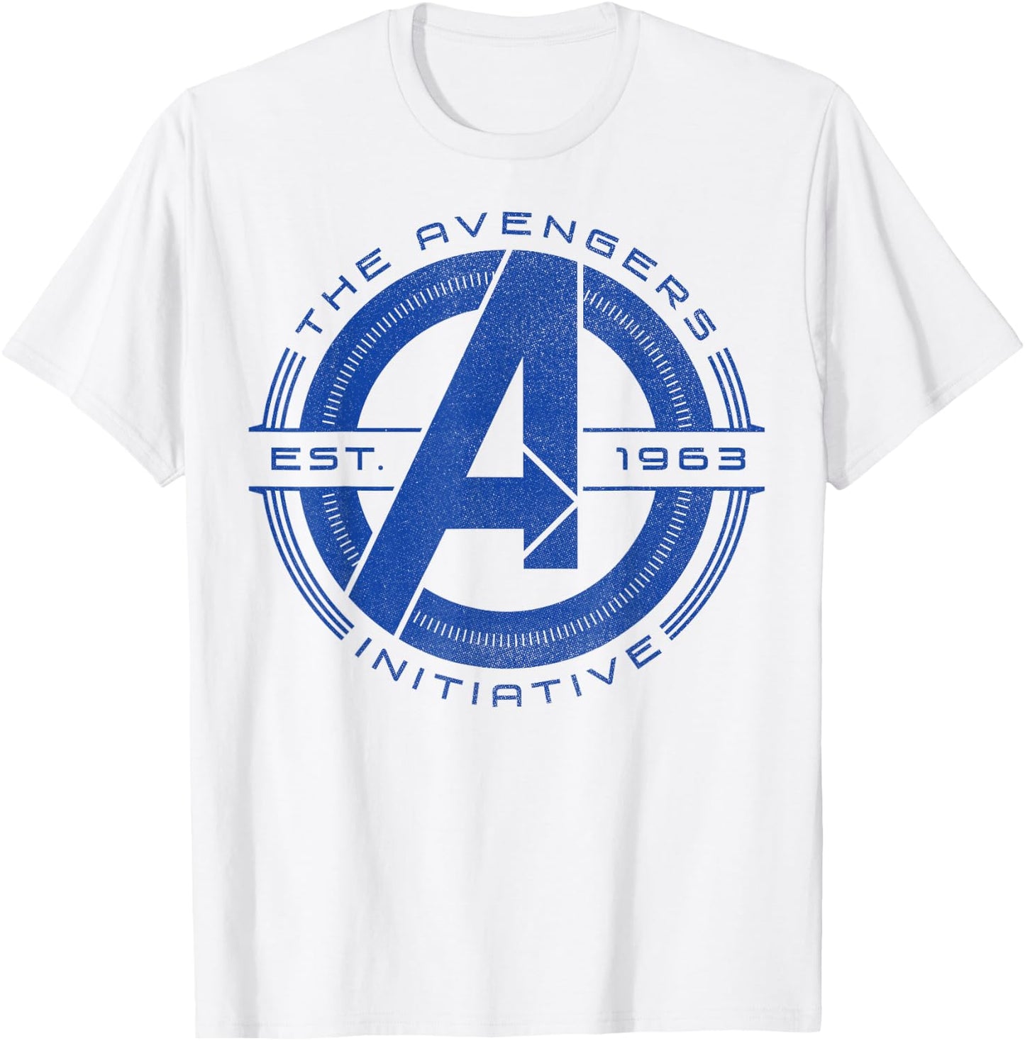 Marvel The Avengers Initiative Circle Logo T-Shirt - T-Shirt | White