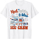Red White Blue ICU Crew 4th July Intensive Care Unit Nursing T-Shirt - T-Shirt | White