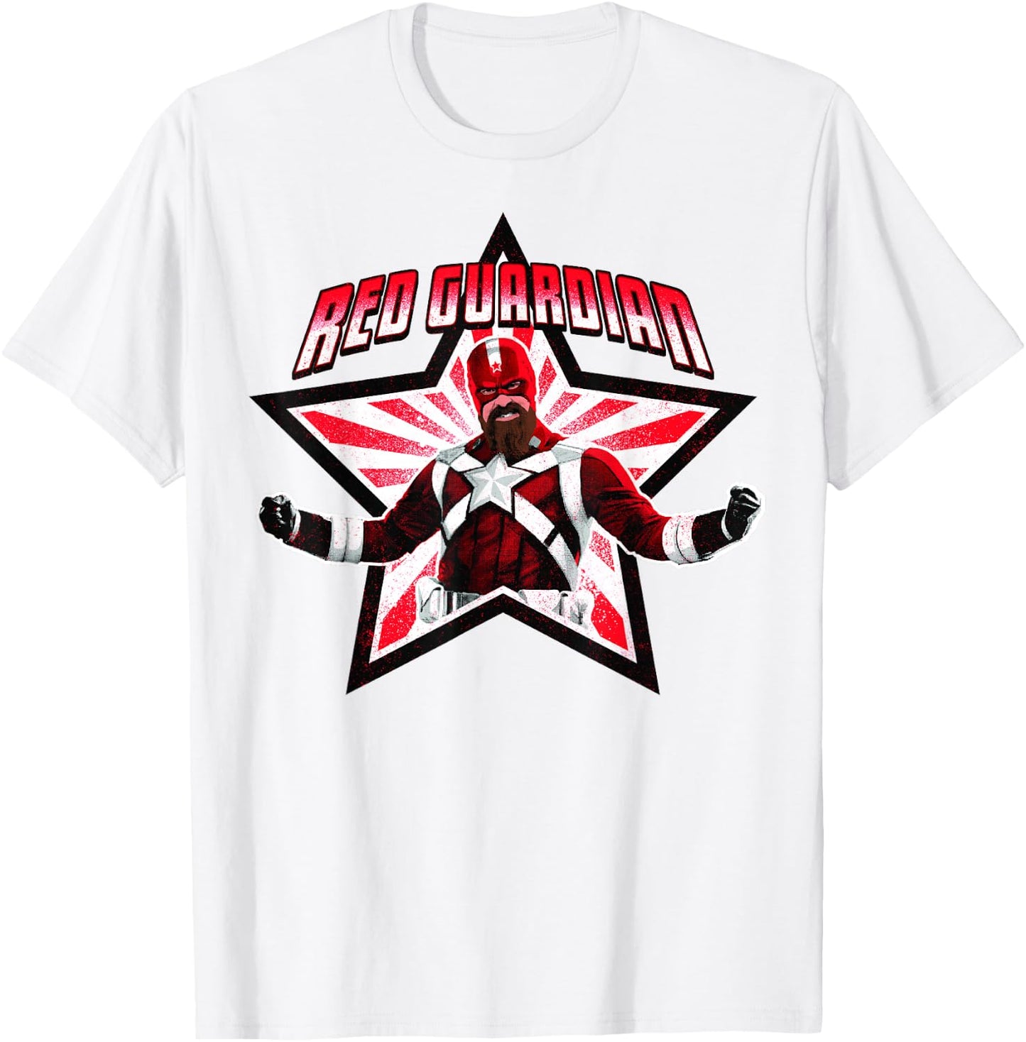 Marvel Black Widow Red Guardian Portrait T-Shirt - T-Shirt | White