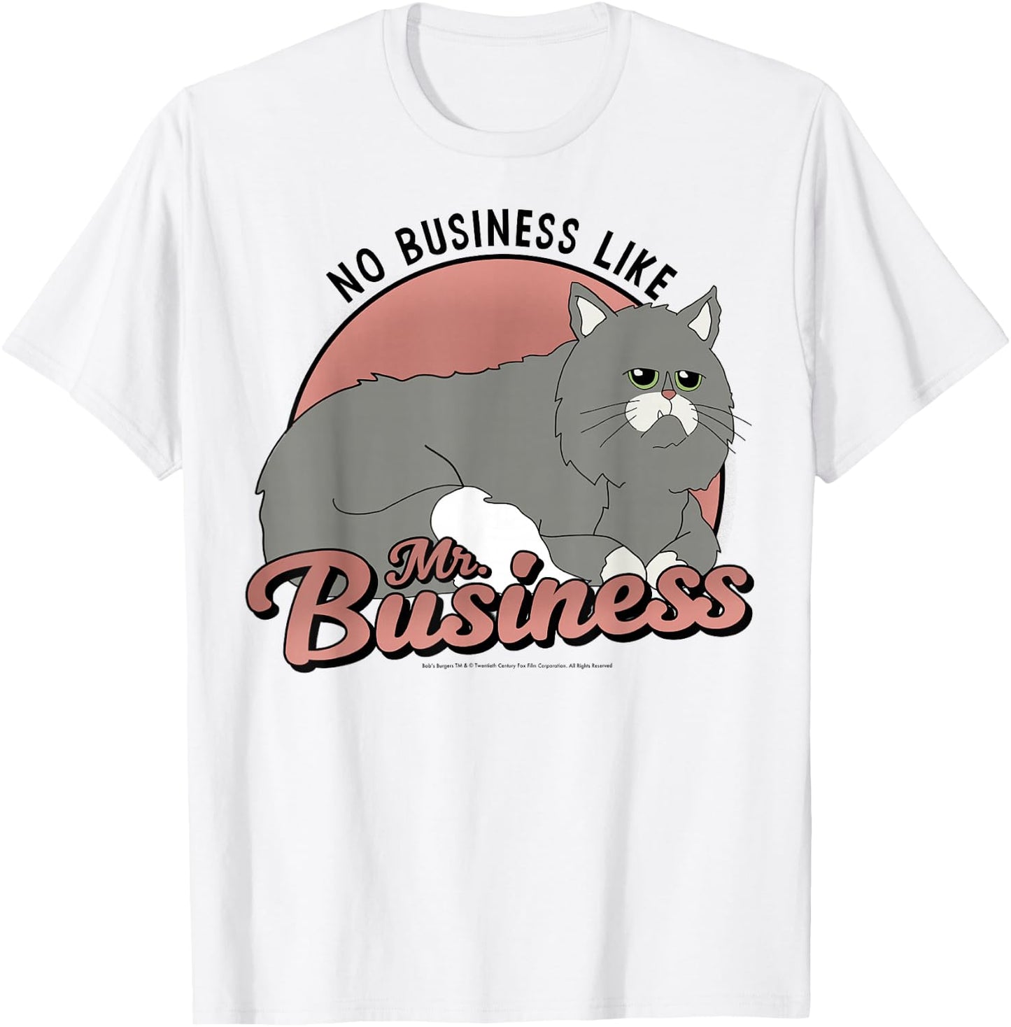 Bob's Burgers No Business Like Mr. Business T-Shirt - T-Shirt | White