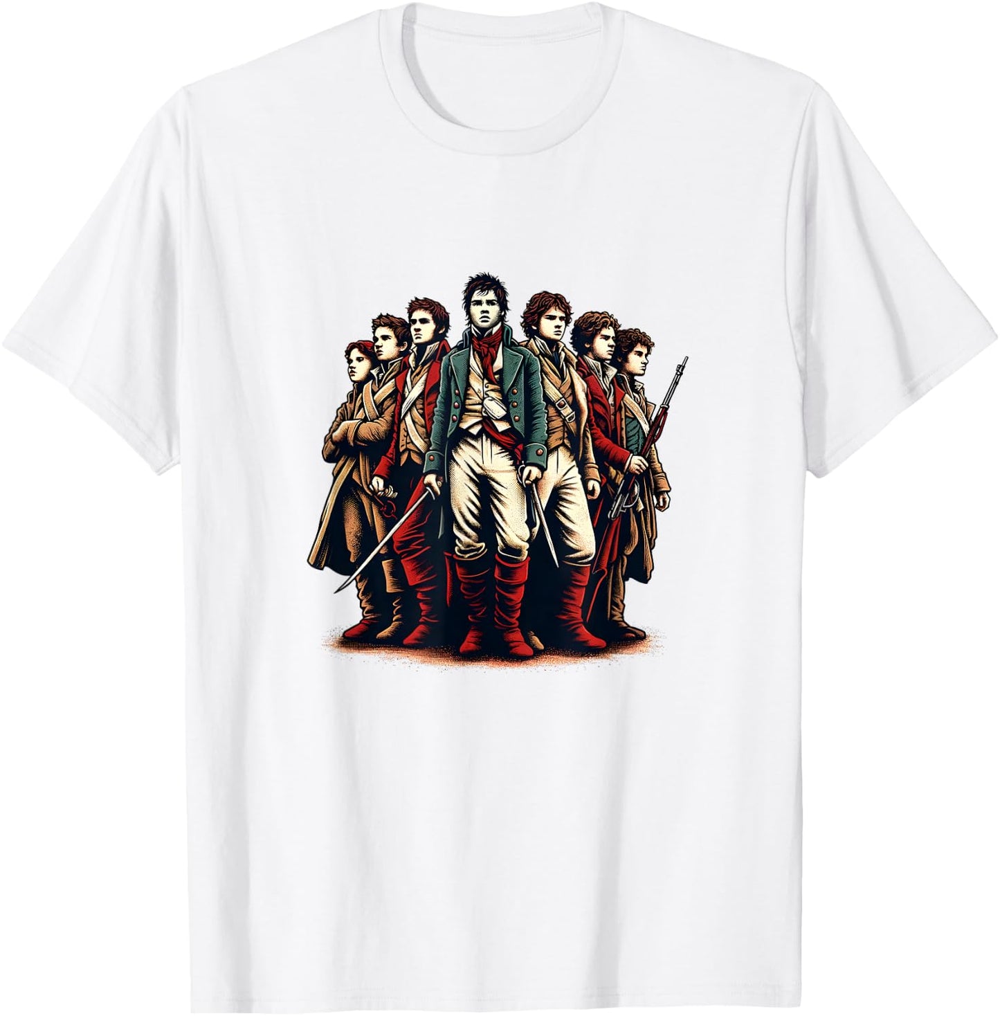 Les Mis Barricade Boys T-Shirt - T-Shirt | White