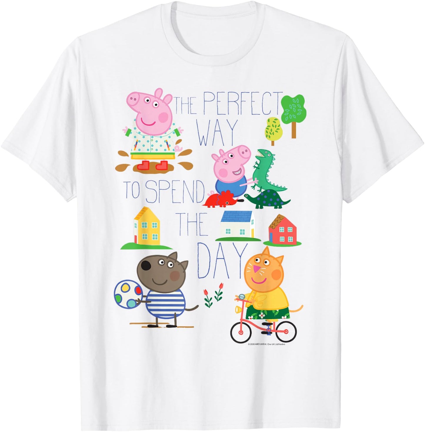 Peppa Pig Perfect Day T-Shirt - T-Shirt | White
