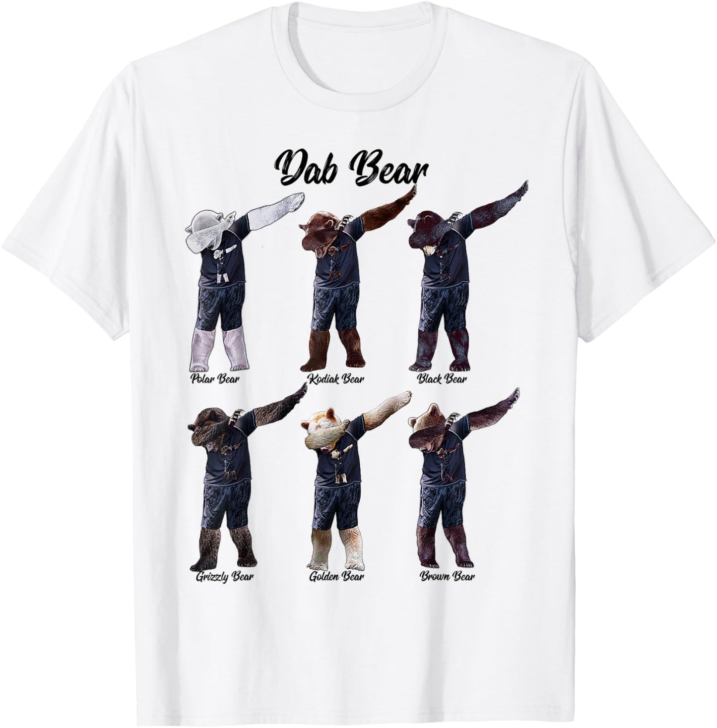 Dab Bear - by Behrbones T-Shirt - T-Shirt | White