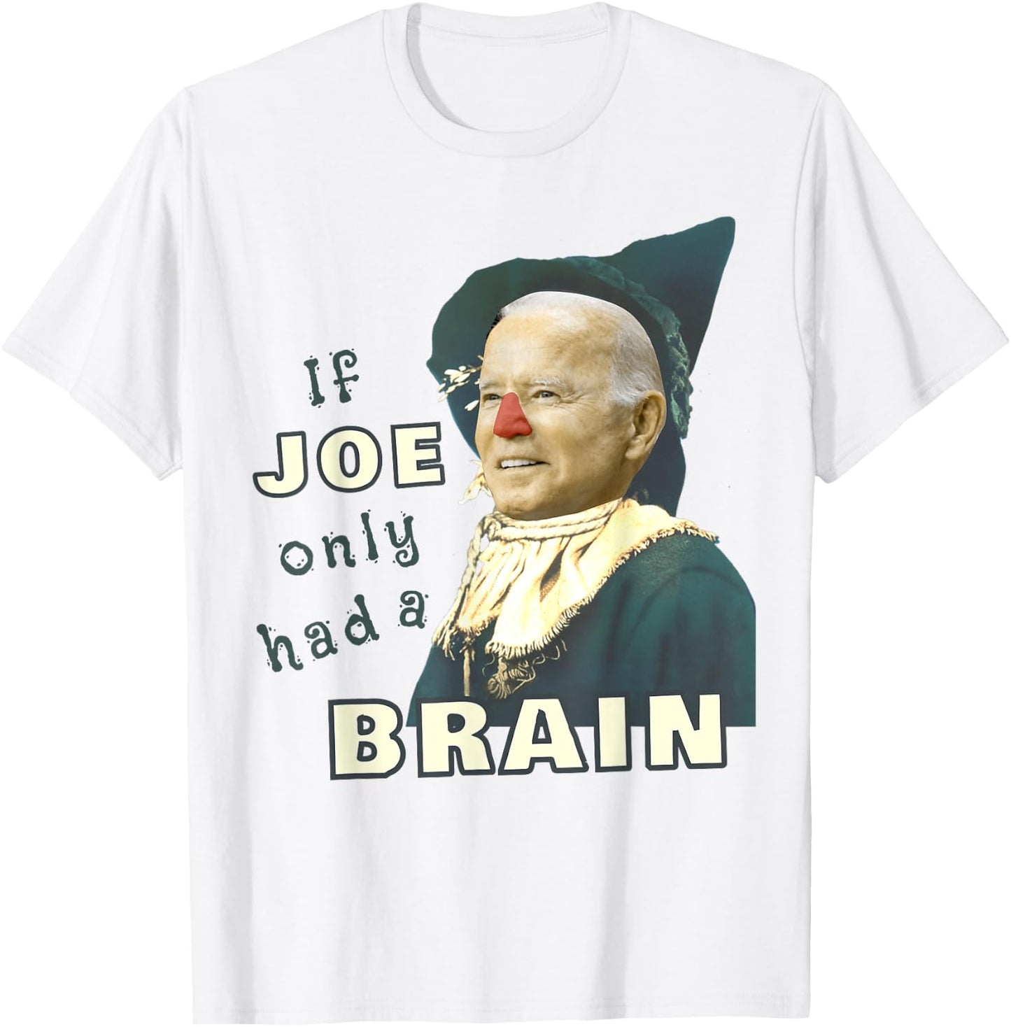 Scarecrow - If I only had a brain T-Shirt - T-Shirt | White