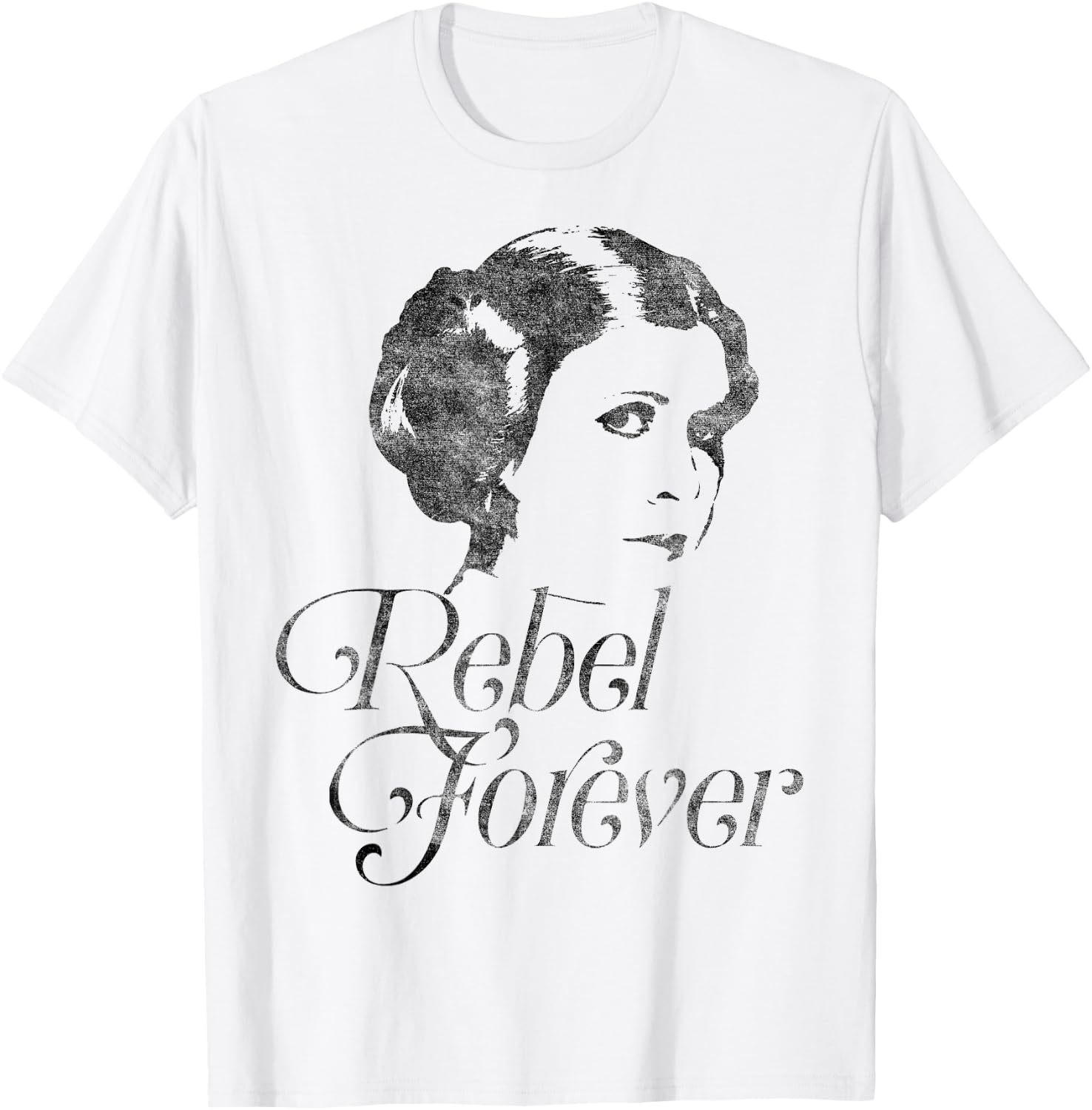 Star Wars Princess Leia Rebel Forever Portrait T-Shirt - T-Shirt | White