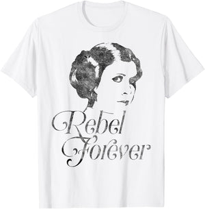Star Wars Princess Leia Rebel Forever Portrait T-Shirt - T-Shirt | White