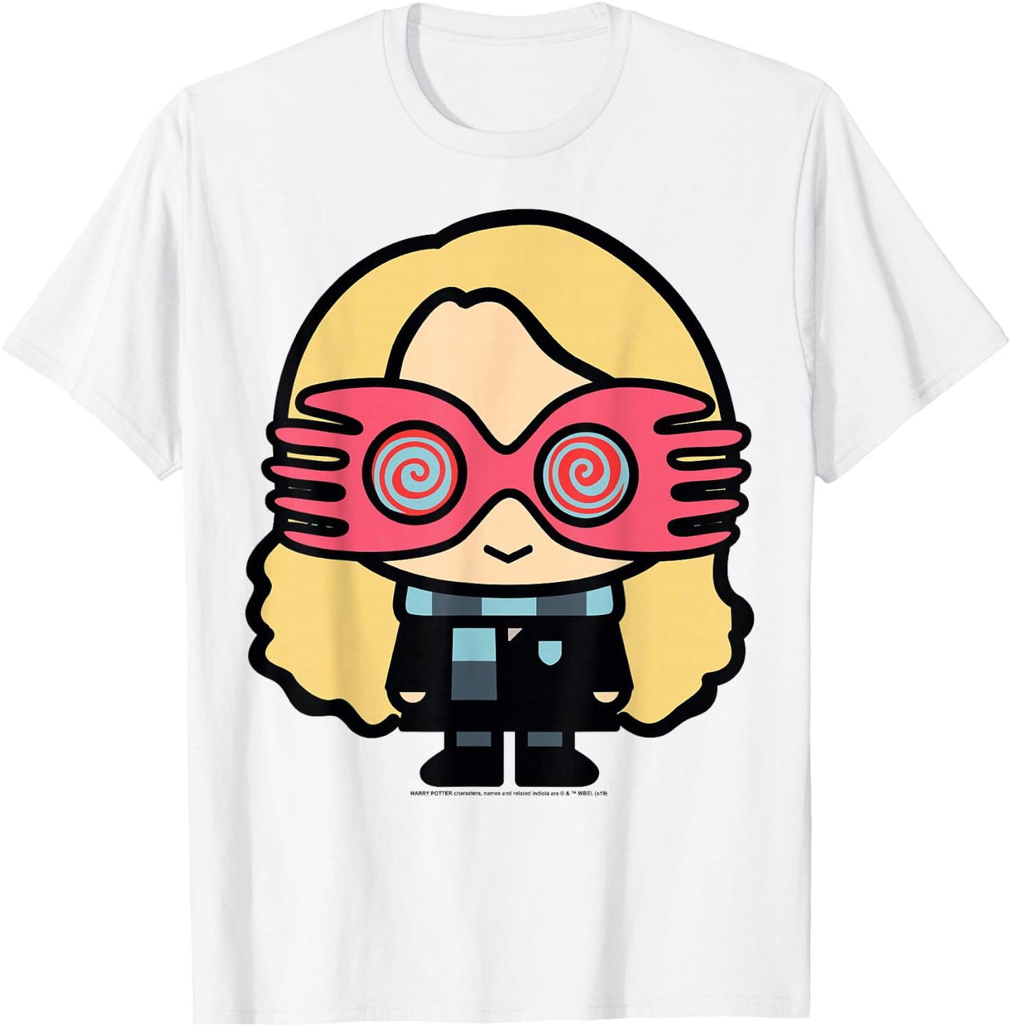 Harry Potter Luna Lovegood Cute Cartoon Style Portrait T-Shirt - T-Shirt | White