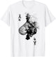 Ace of Spades - Smoke - for Card Players T-Shirt - T-Shirt | White