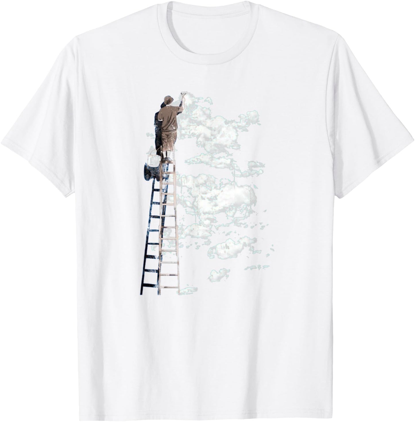 Painting Clouds T-Shirt - T-Shirt | White