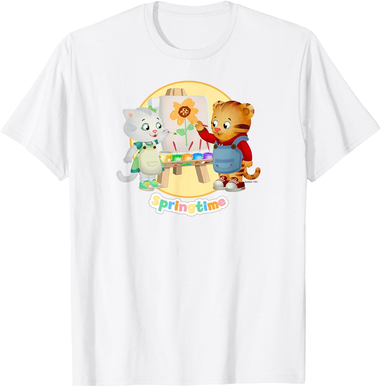 Daniel Tiger Loves Springtime! T-Shirt - T-Shirt | White