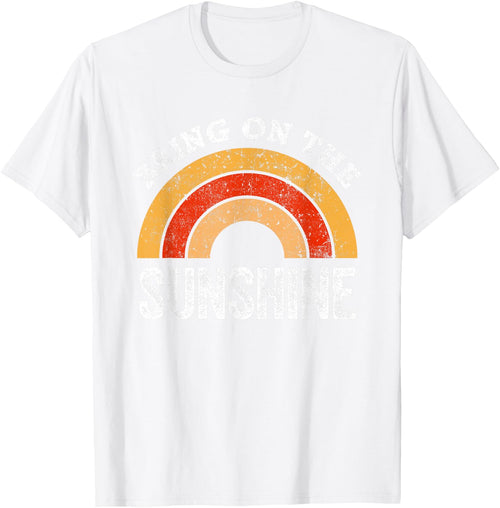 Bring On The Sunshine Vintage Rainbow Top Sunshine Small